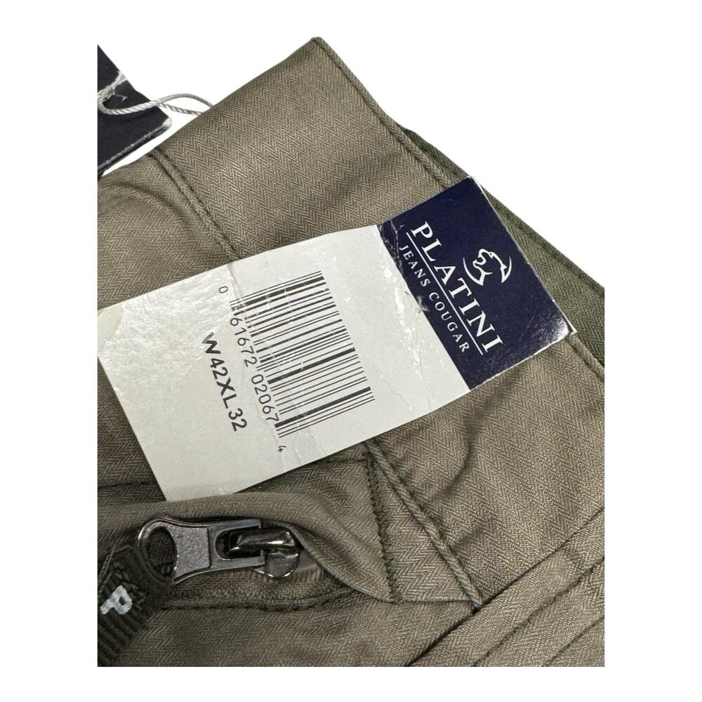 NWT Platini Jeans Cougar Men's Tan 42/32 Cargo Parachute Pants Gorpcore Outdoor - Picture 6 of 11